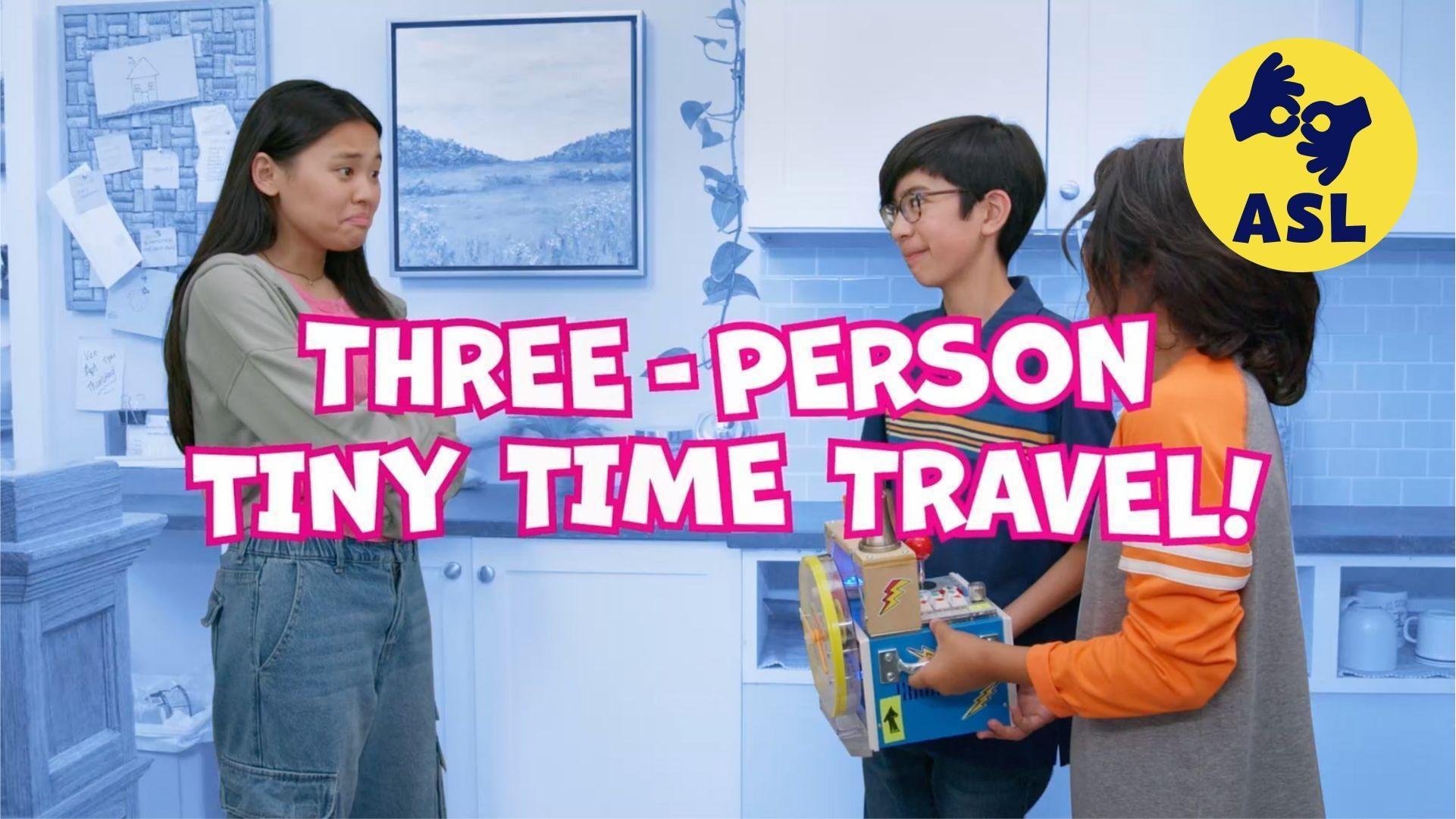 Tony and Tyler use tiny time travel to help Tyler’s sister, Shana.
