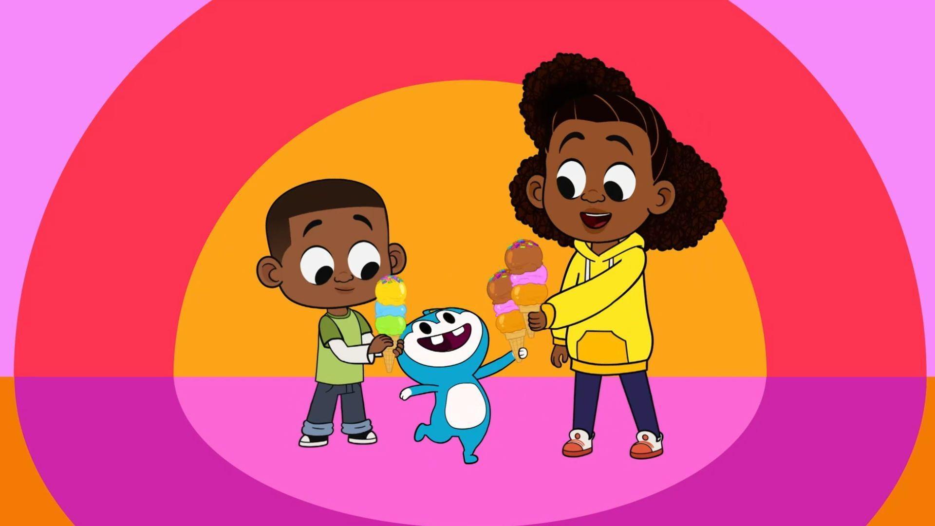 Lyla and Luke try to fix their ice cream cone and remote control car.