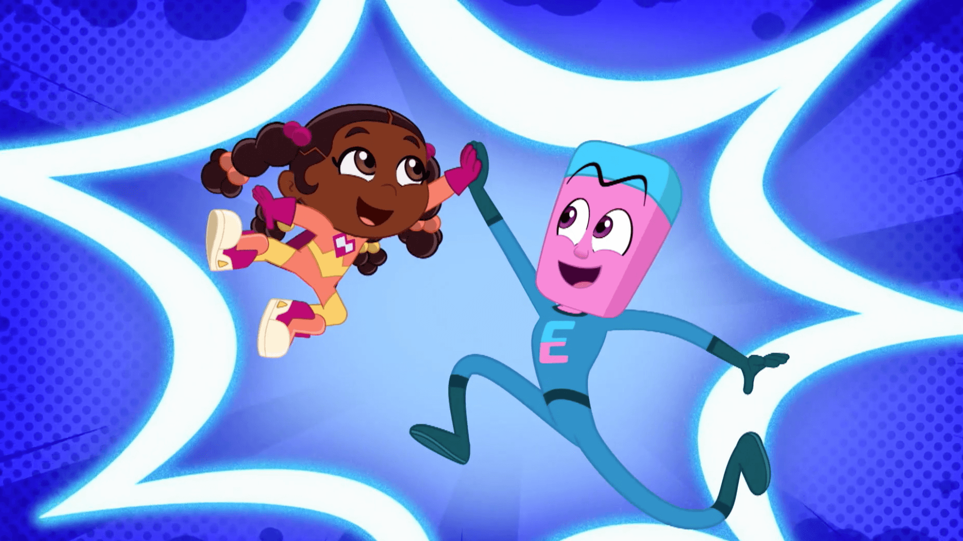 The Eraser traps himself all alone in Exclamation Park.