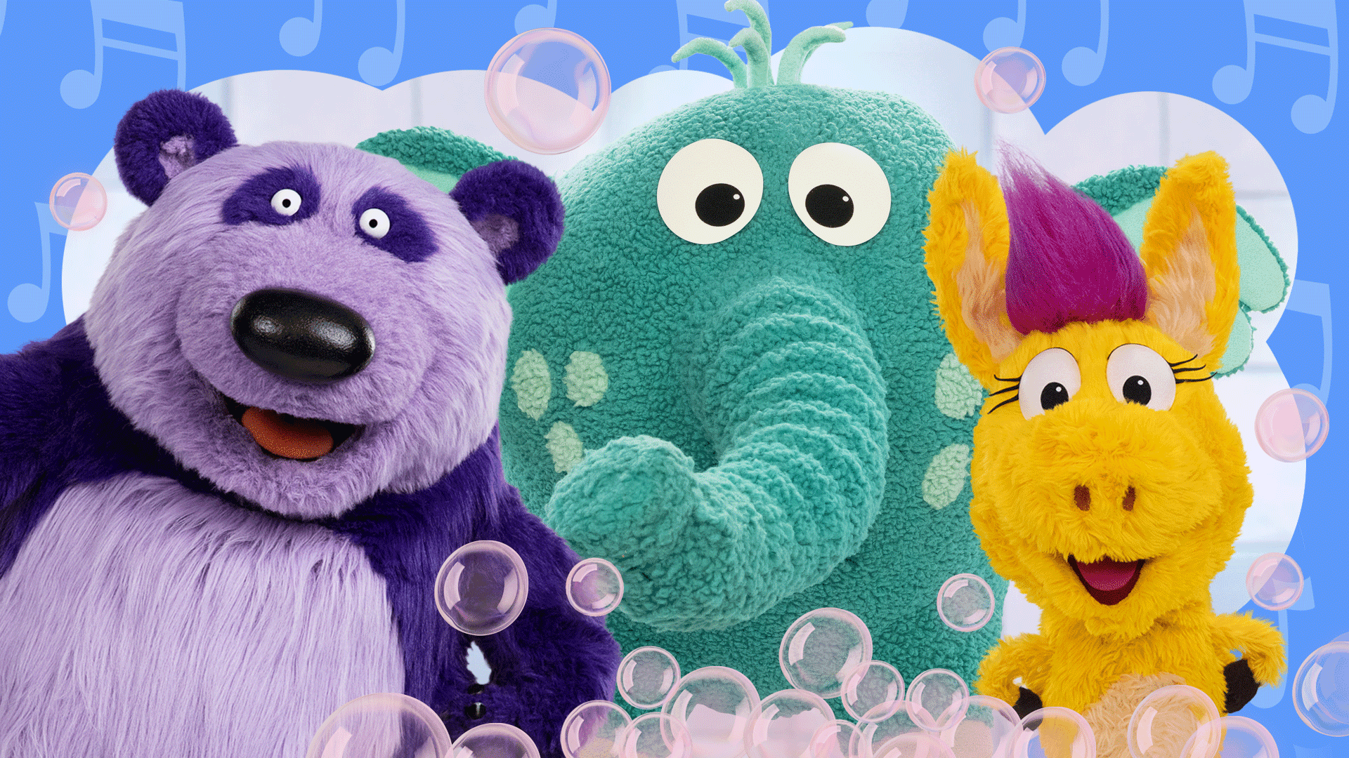 Turn bath time into fun time with this bubbly bop from Donkey Hodie and her pals.