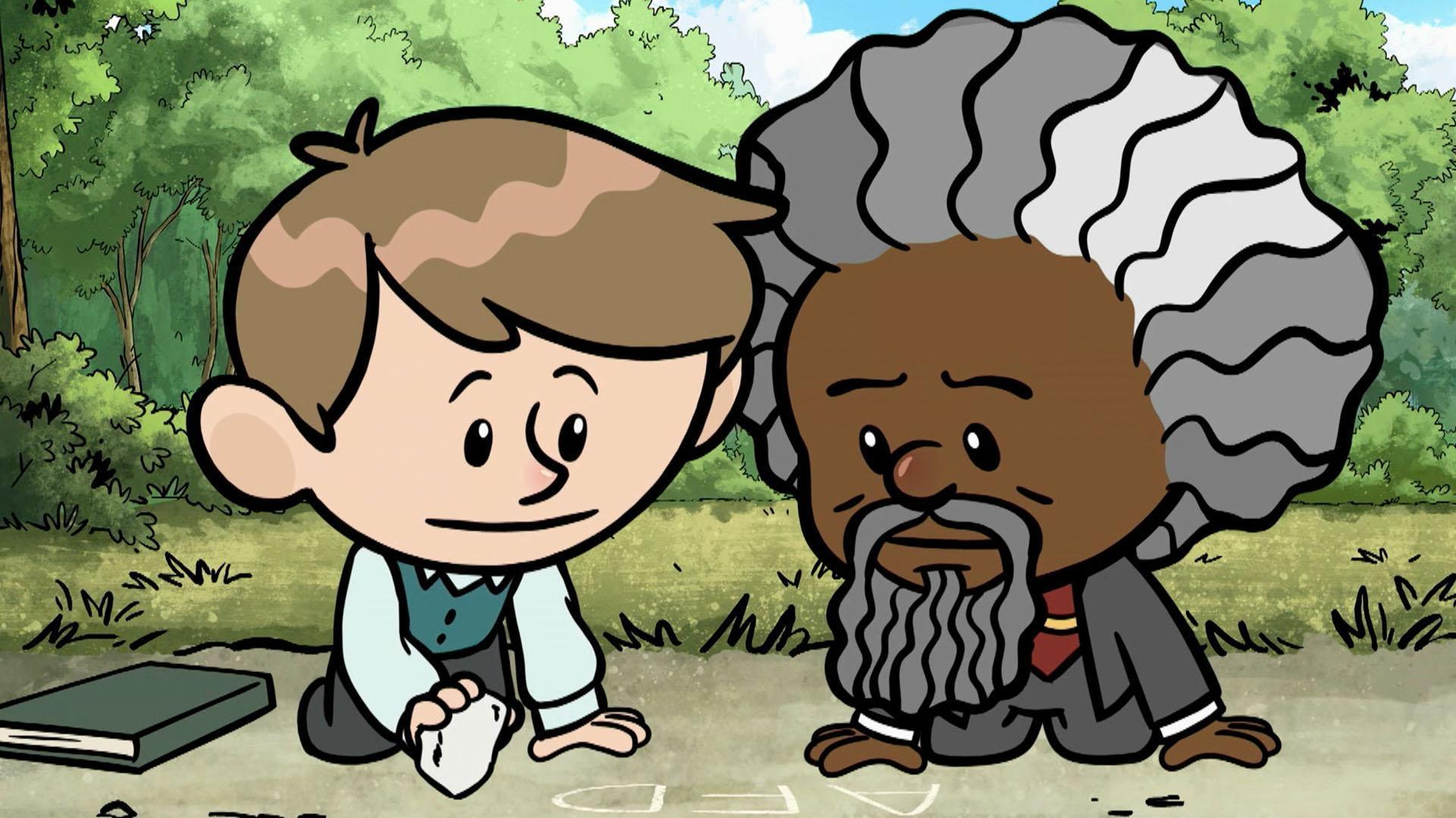 Frederick Douglass tries to learn new things in any way he can!