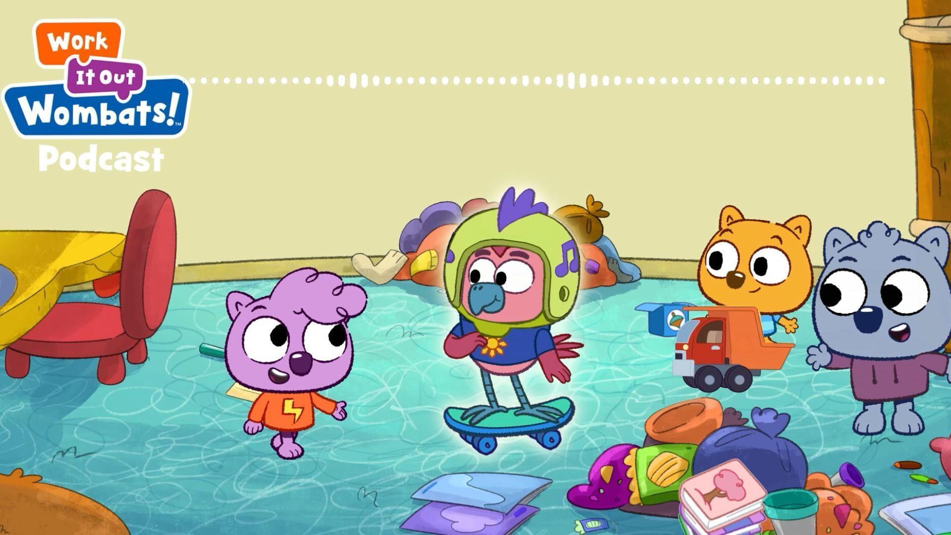 Zadie wants to go skateboarding, only her room is so messy she can't find her board!