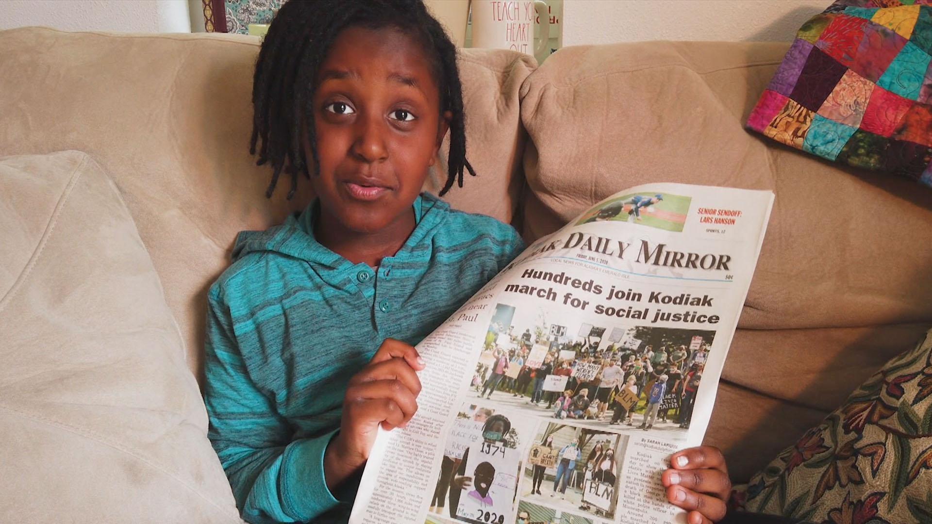 Ephrem creates art in Kodiak for fun and as a form of activism.