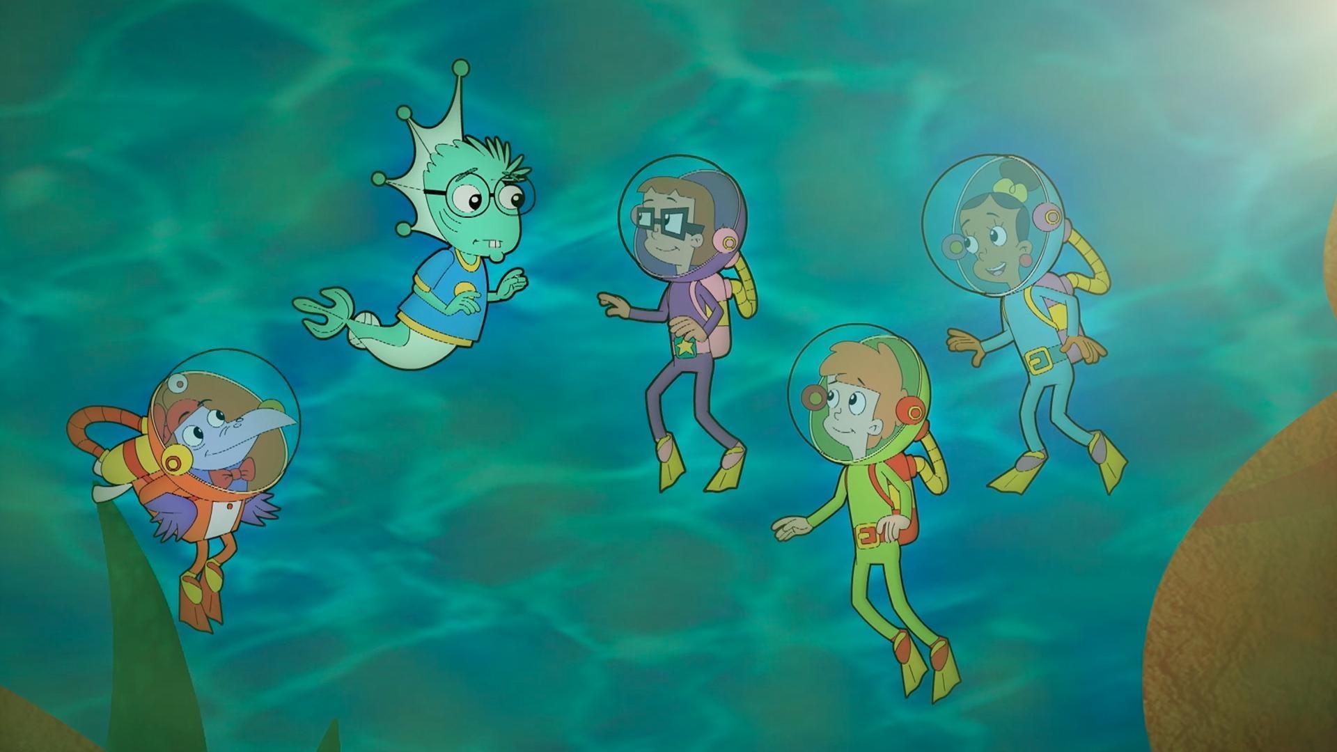 Digit visits Mermaidos to see his friend Eugene. But something is wrong with the water!