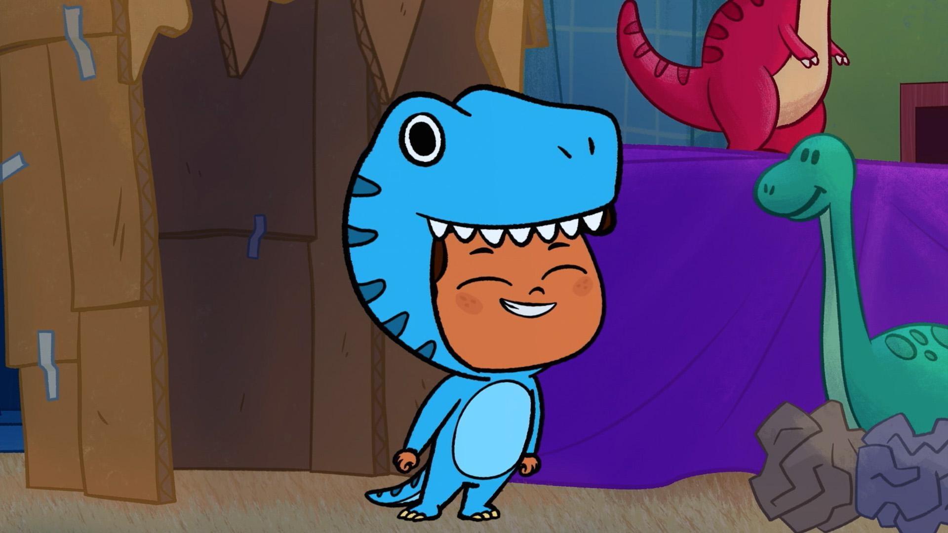 Rosie and Javi figure out a way to ensure Iggy can be a Dinosaur at their Space Museum.