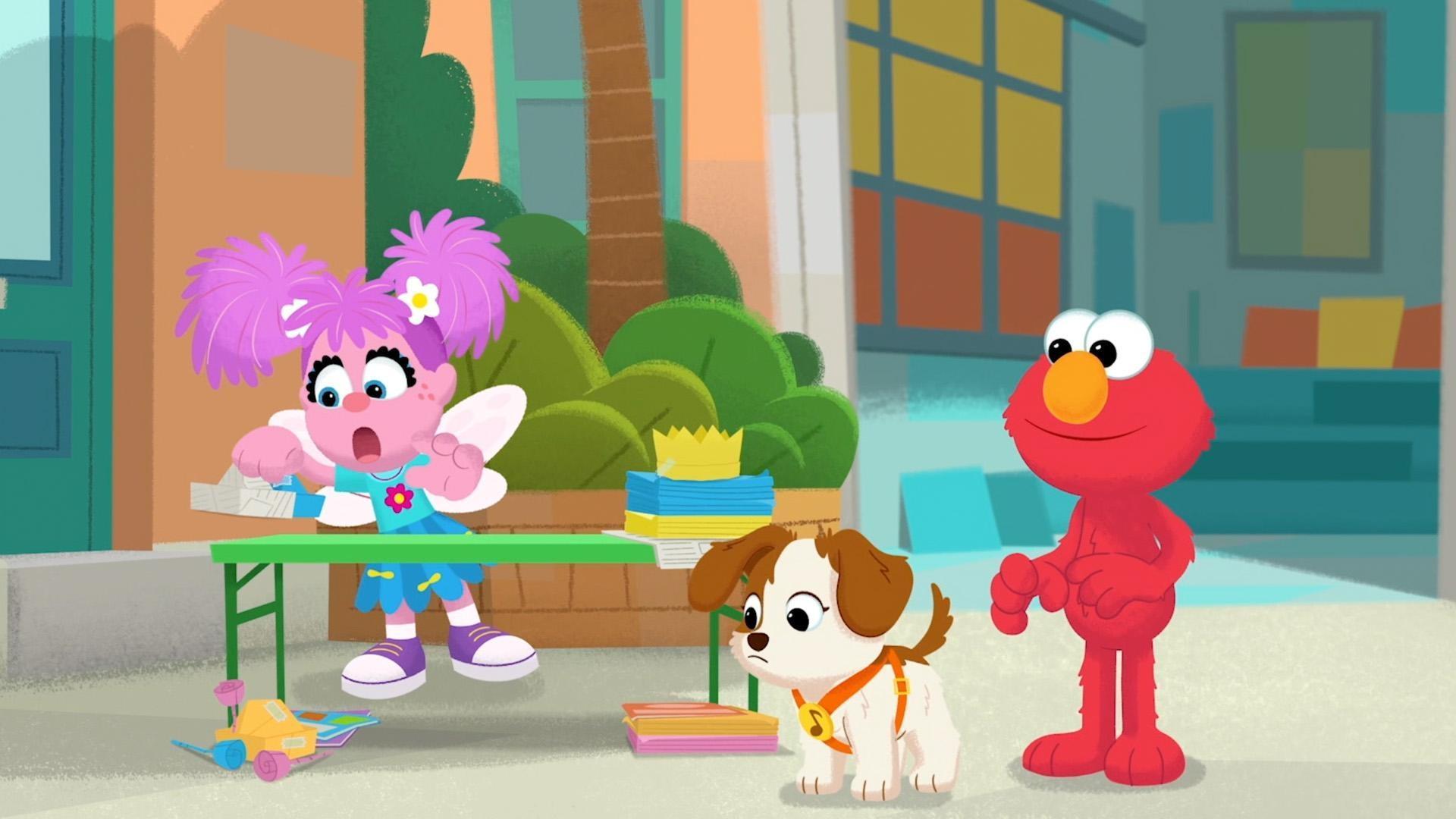 Elmo and Tango solve the mystery of Elmo's missing color book!