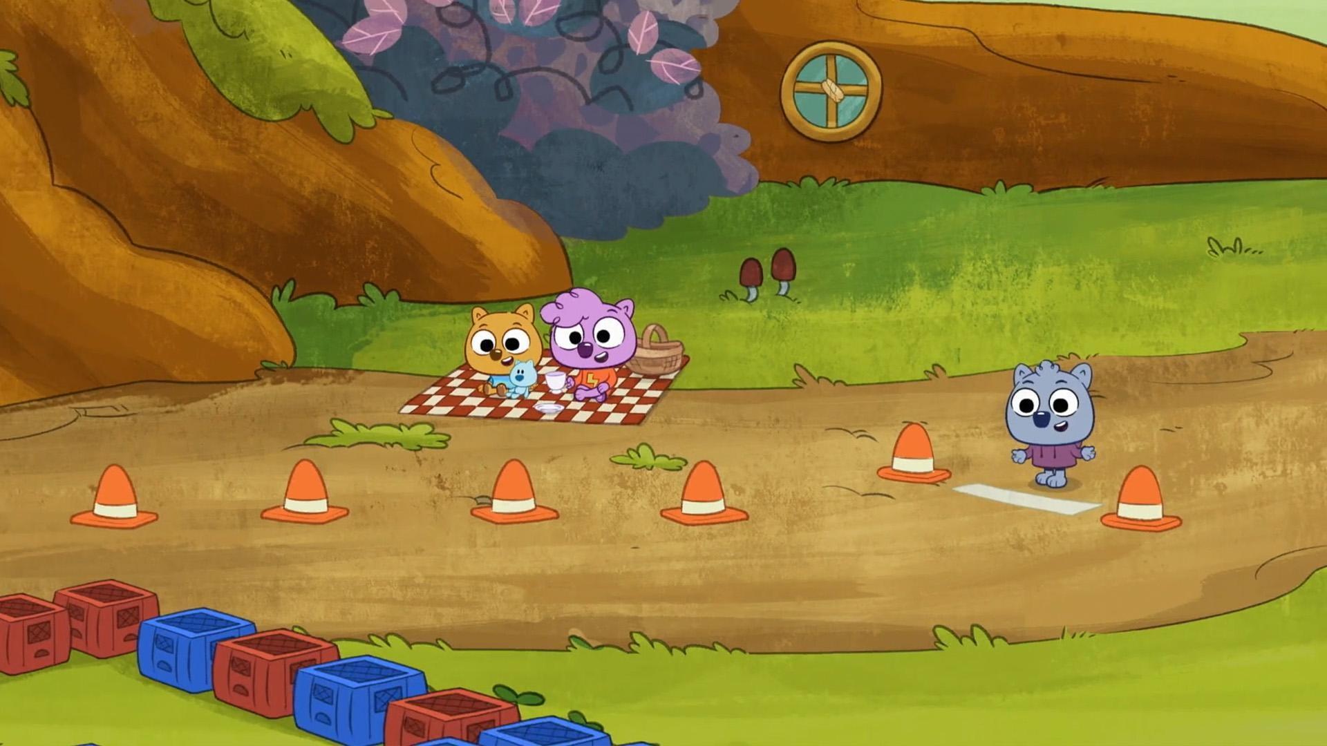 It’s “Backwards Day” in the Treeborhood!/Cece, Carly, and Clyde have fun with patterns.