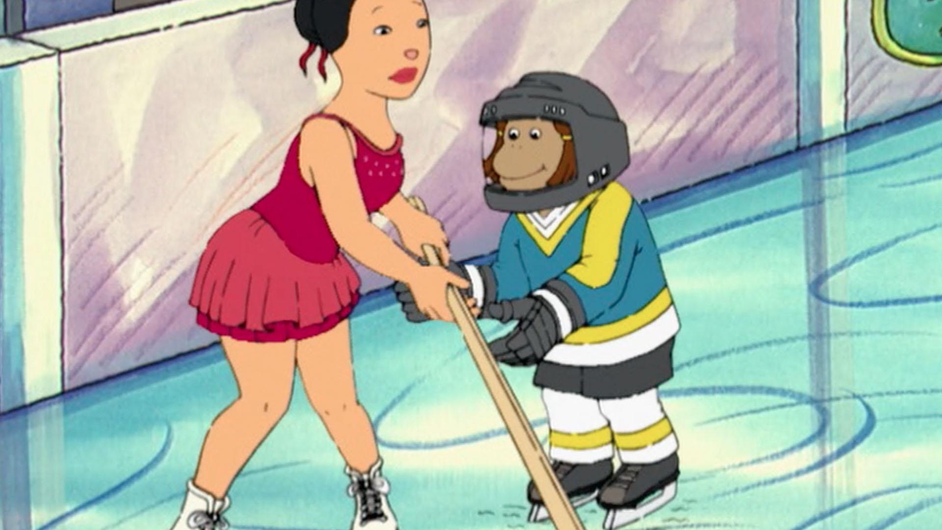 Francine is jealous of Jenna. / Arthur has a crush on the new babysitter.