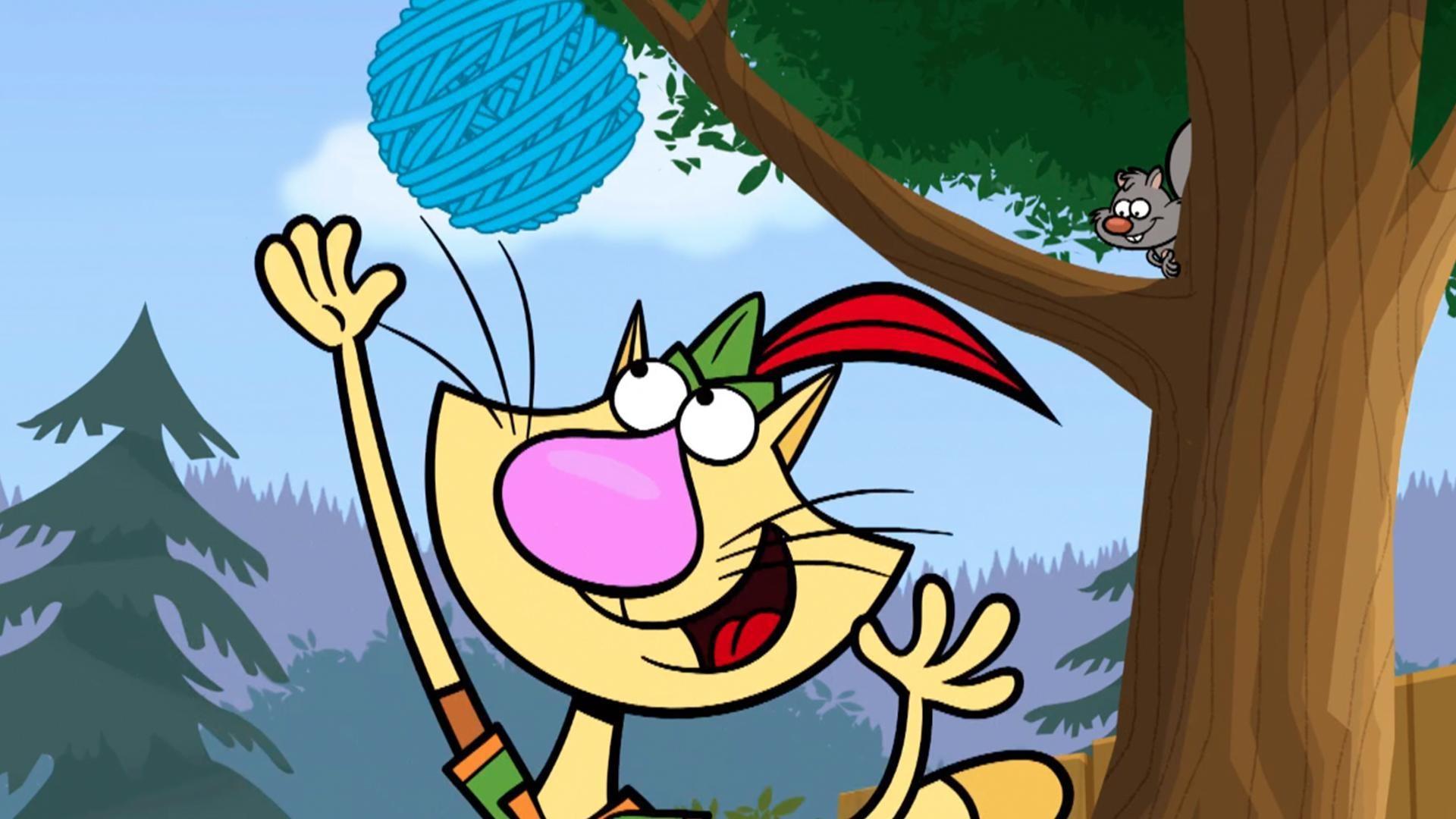 Nature Cat is waiting to see something “unbelievably incredibly amazingly Nature Cat-y!”