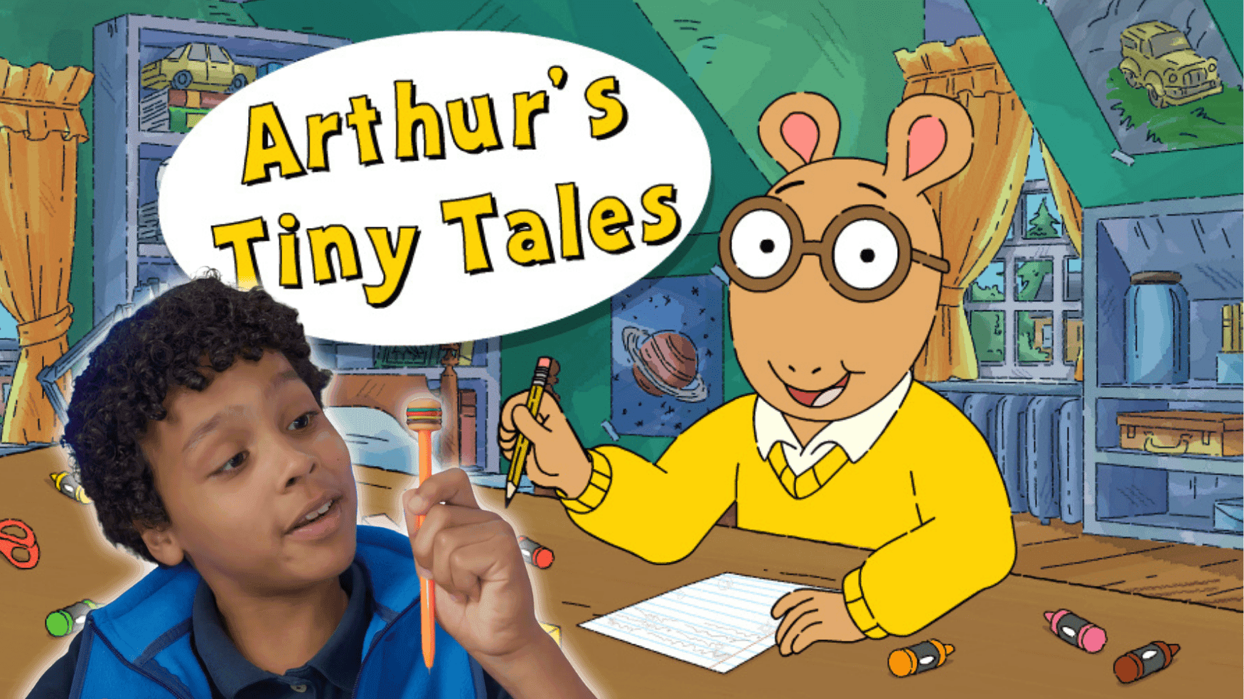 Agent O'Parcel is writing to his pen pal.