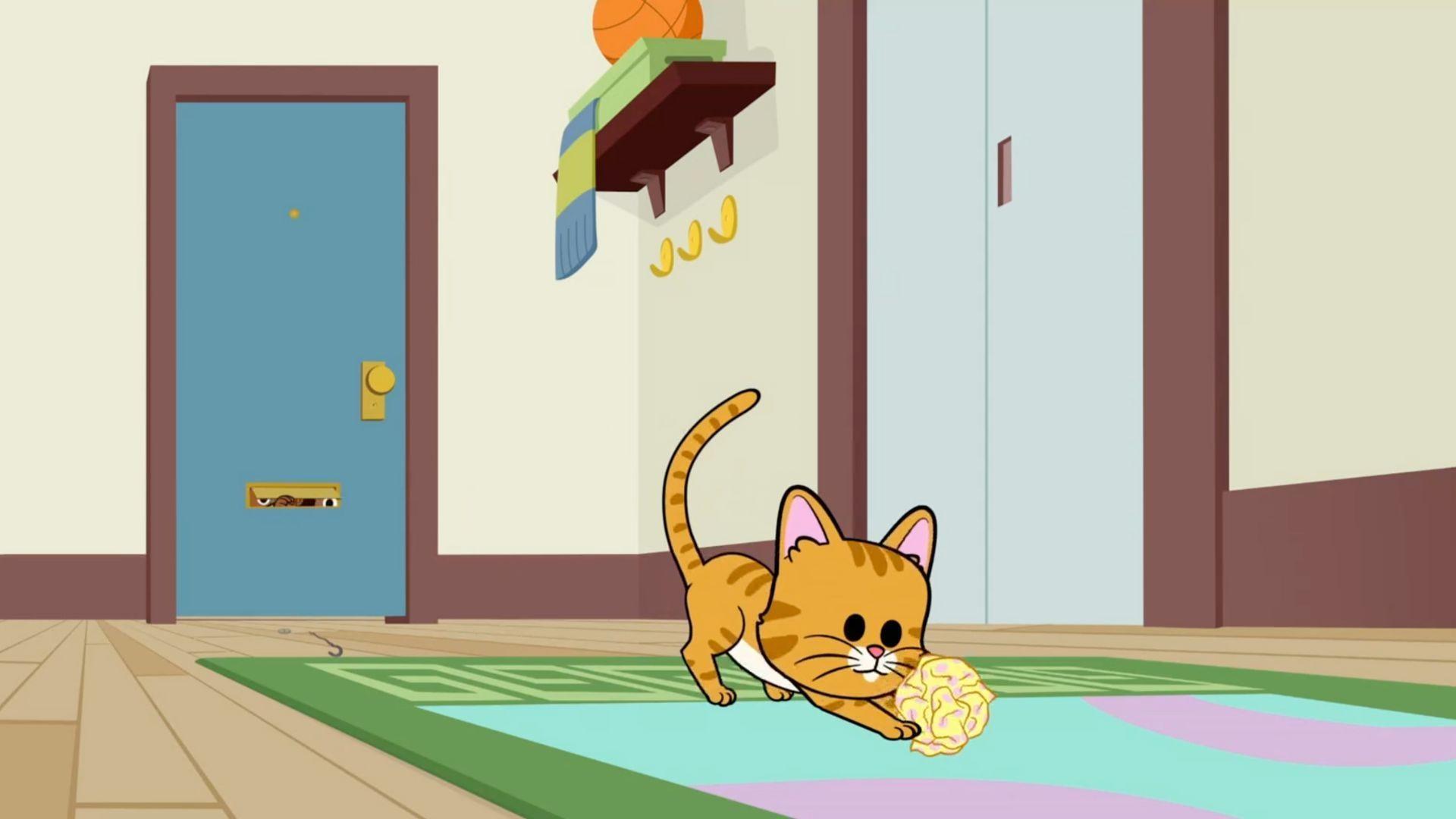 Lyla and Luke use a gum wrapper to distract Kibbles and rescue Everett's coin.