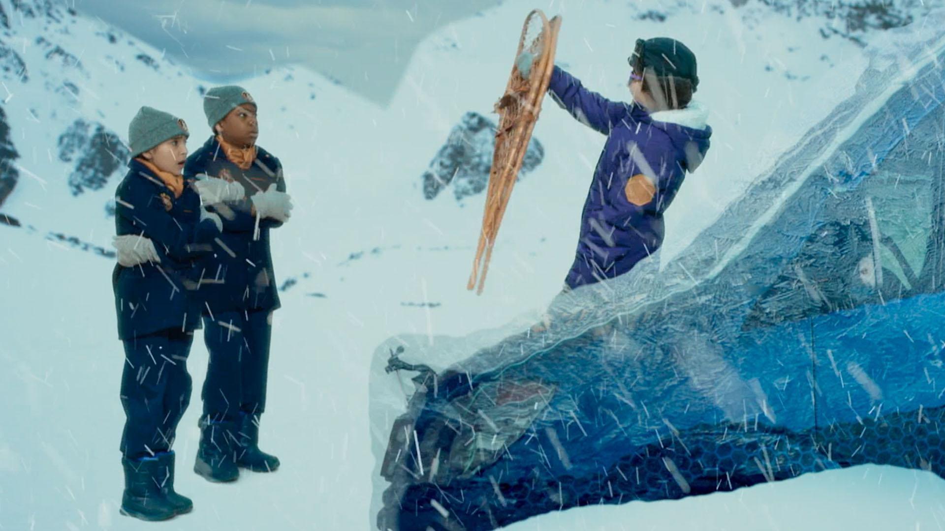 Confetti Betty strikes the Odd Squad headquarters in the Arctic.