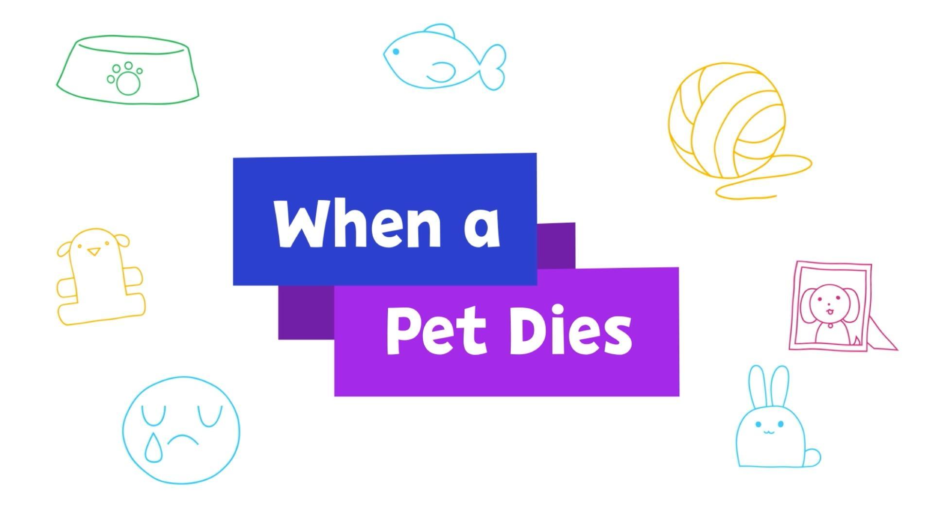 A family talks about the death of a pet and how to support each other when they feel sad.