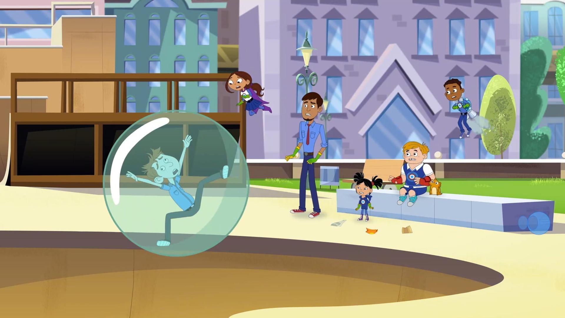 When Benny catches a case of the Schmubbles, he can't control his powers!