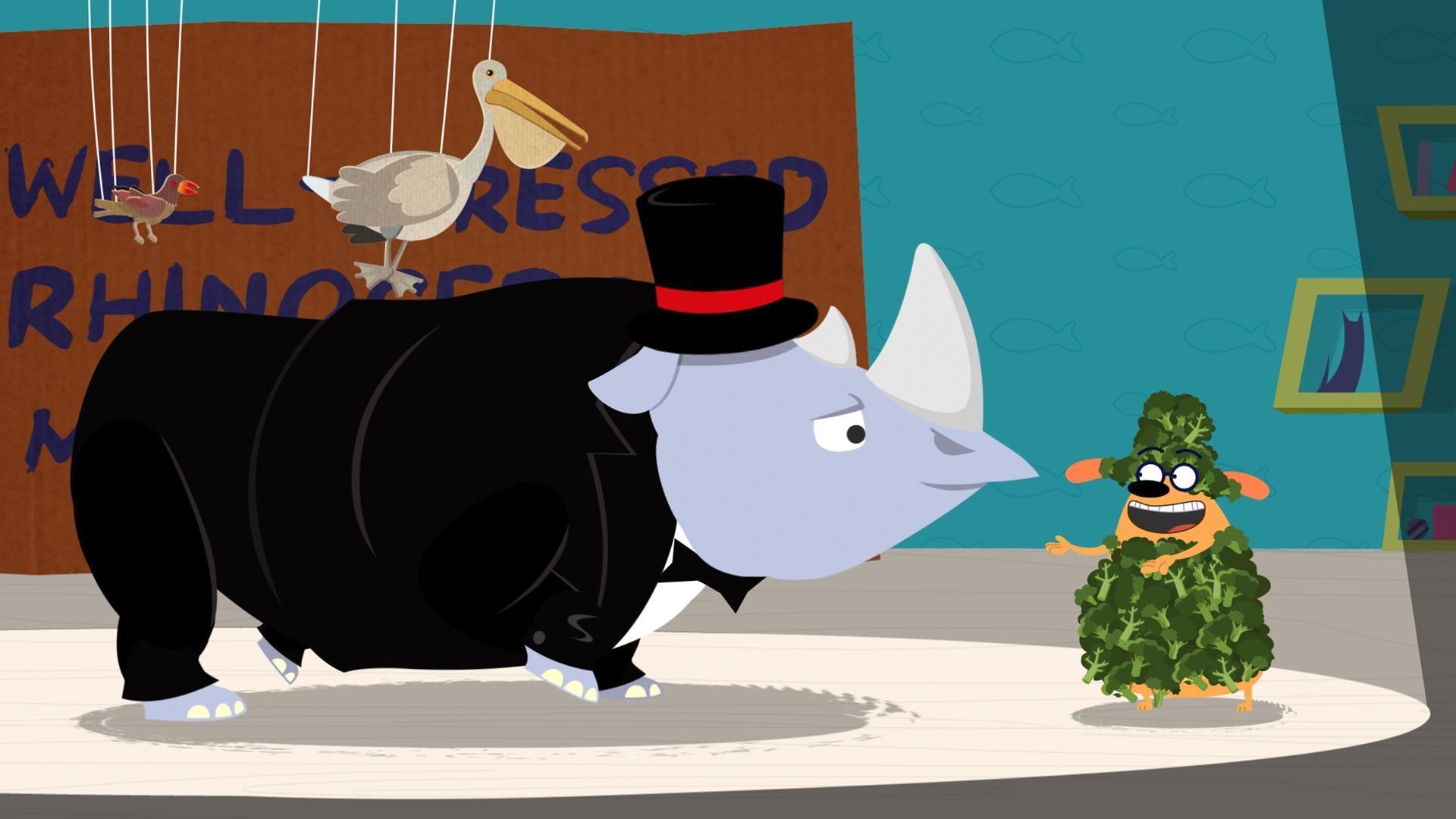 Ruff and Fluff sing about the best materials to wear in any weather! Rock out!