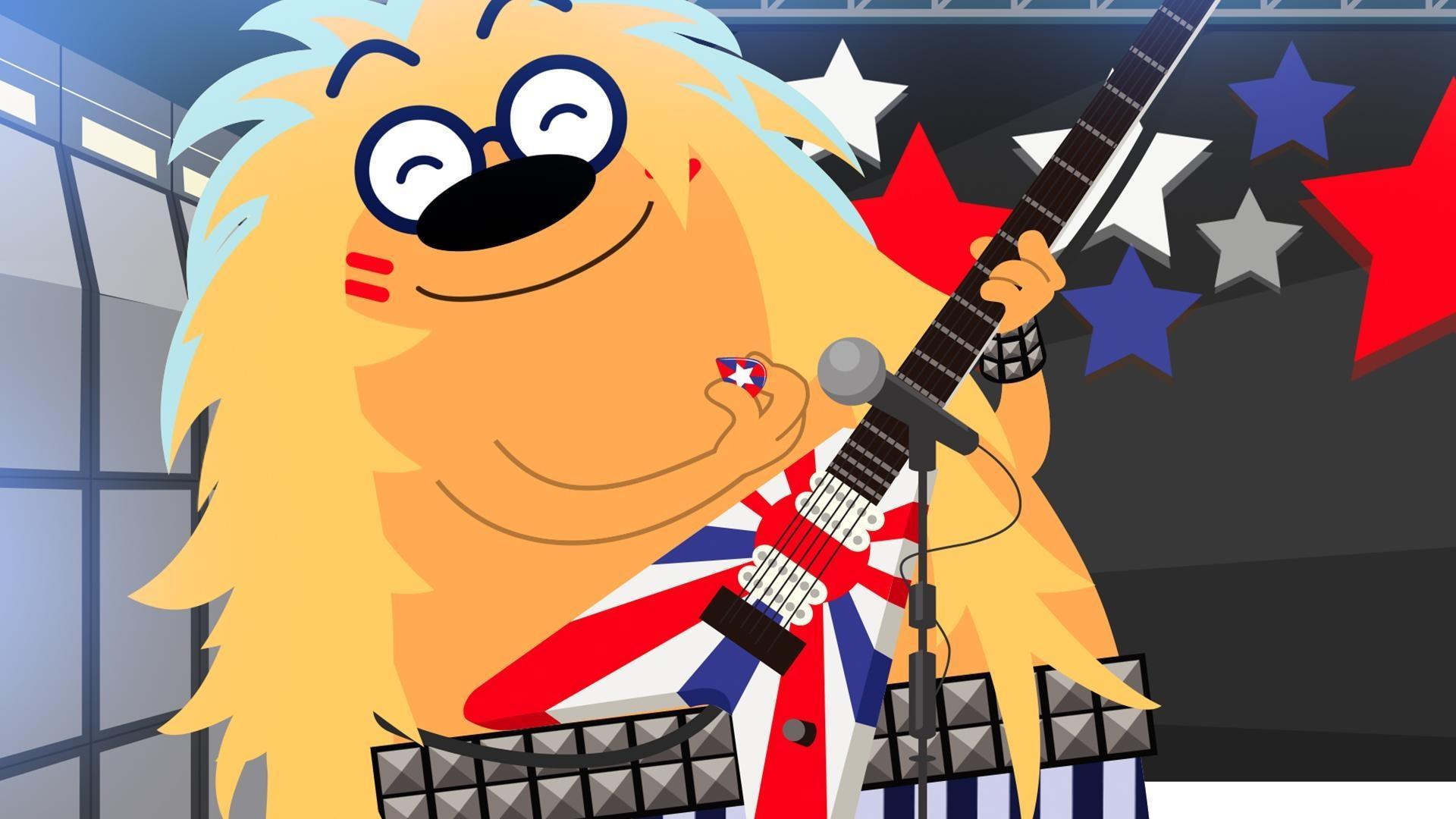 Ruff finally delivers the battered plushie to Grandma along with a rockin’ power ballad!