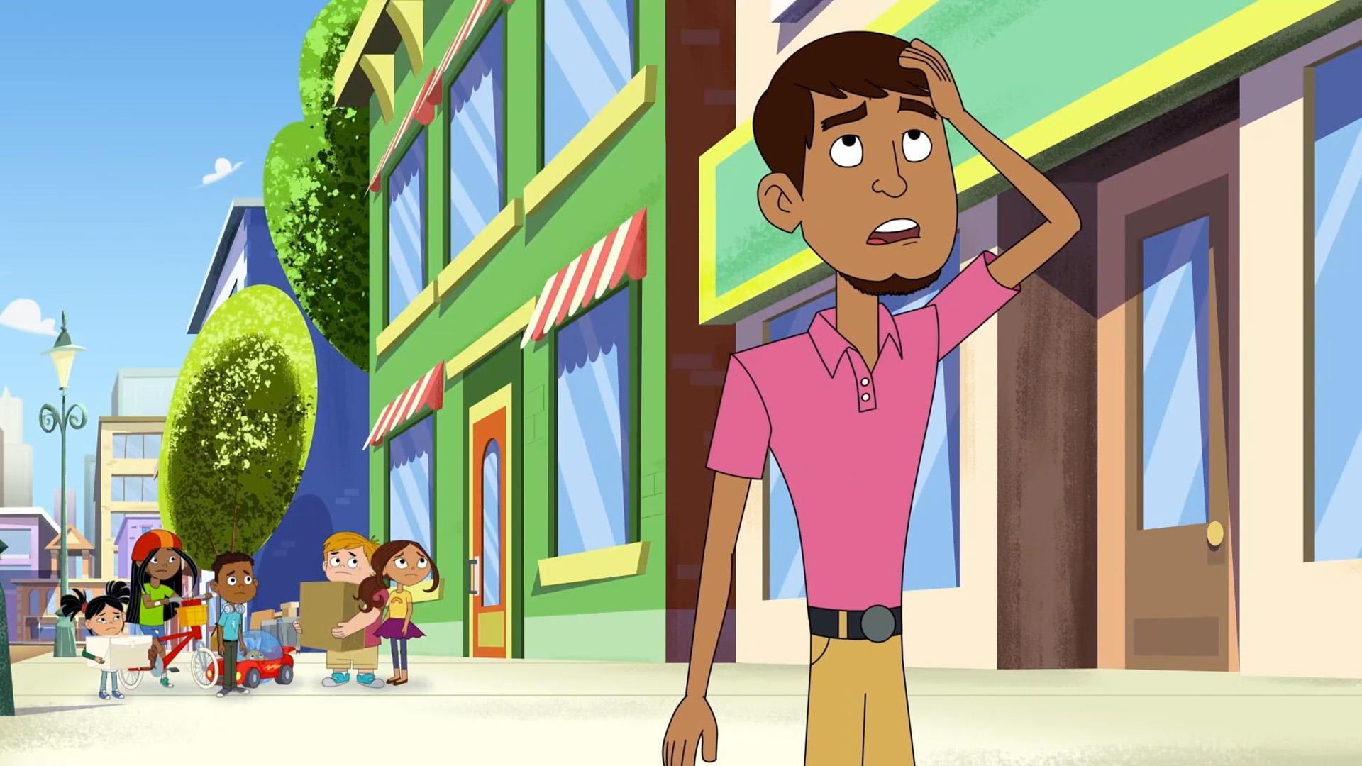 The heroes learn that teachers have a life outside of school.