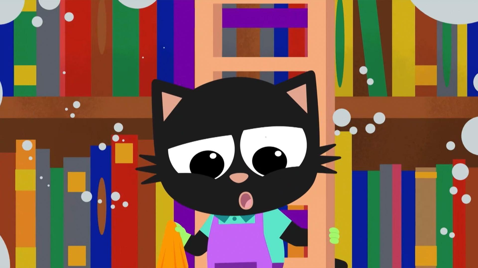 Milo and his pals are keen to give Queen Mabel’s dusty palace a really good clean.