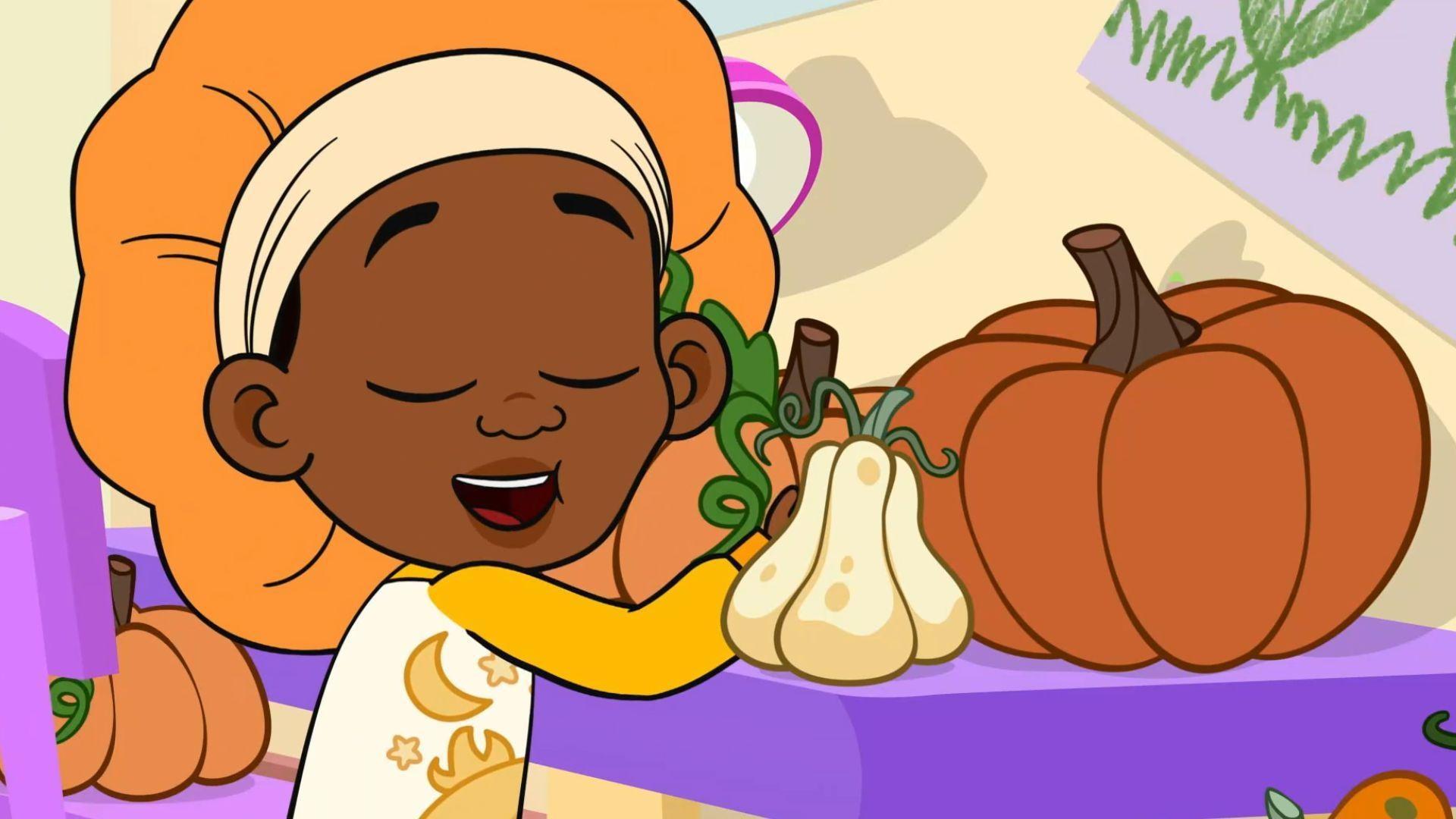 The Loops create new ways to use pumpkins./Liana and Louisa train to be babysitters.
