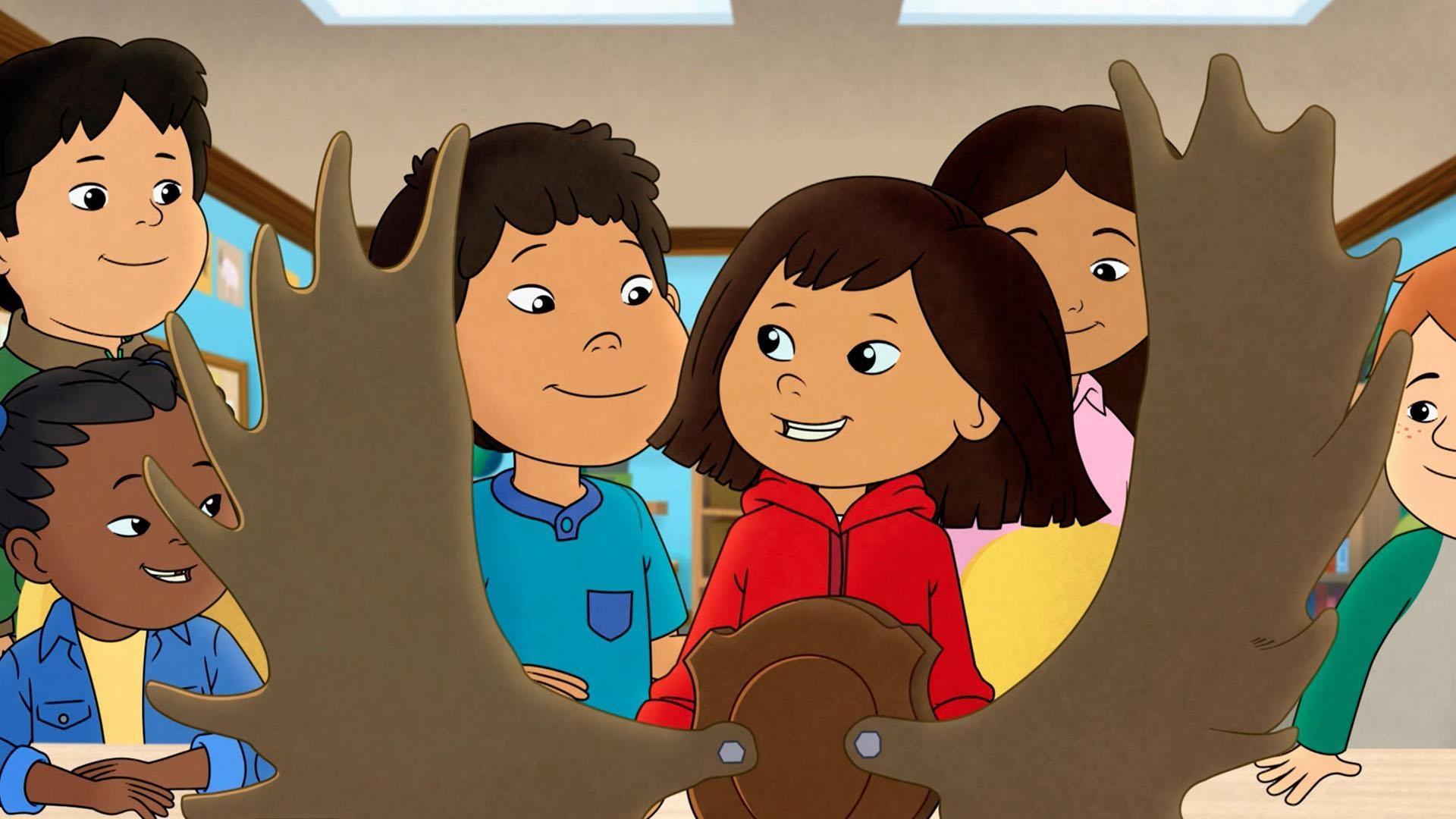 Molly's class learns about bartering. / Nina is doing a story on wildwood bison.