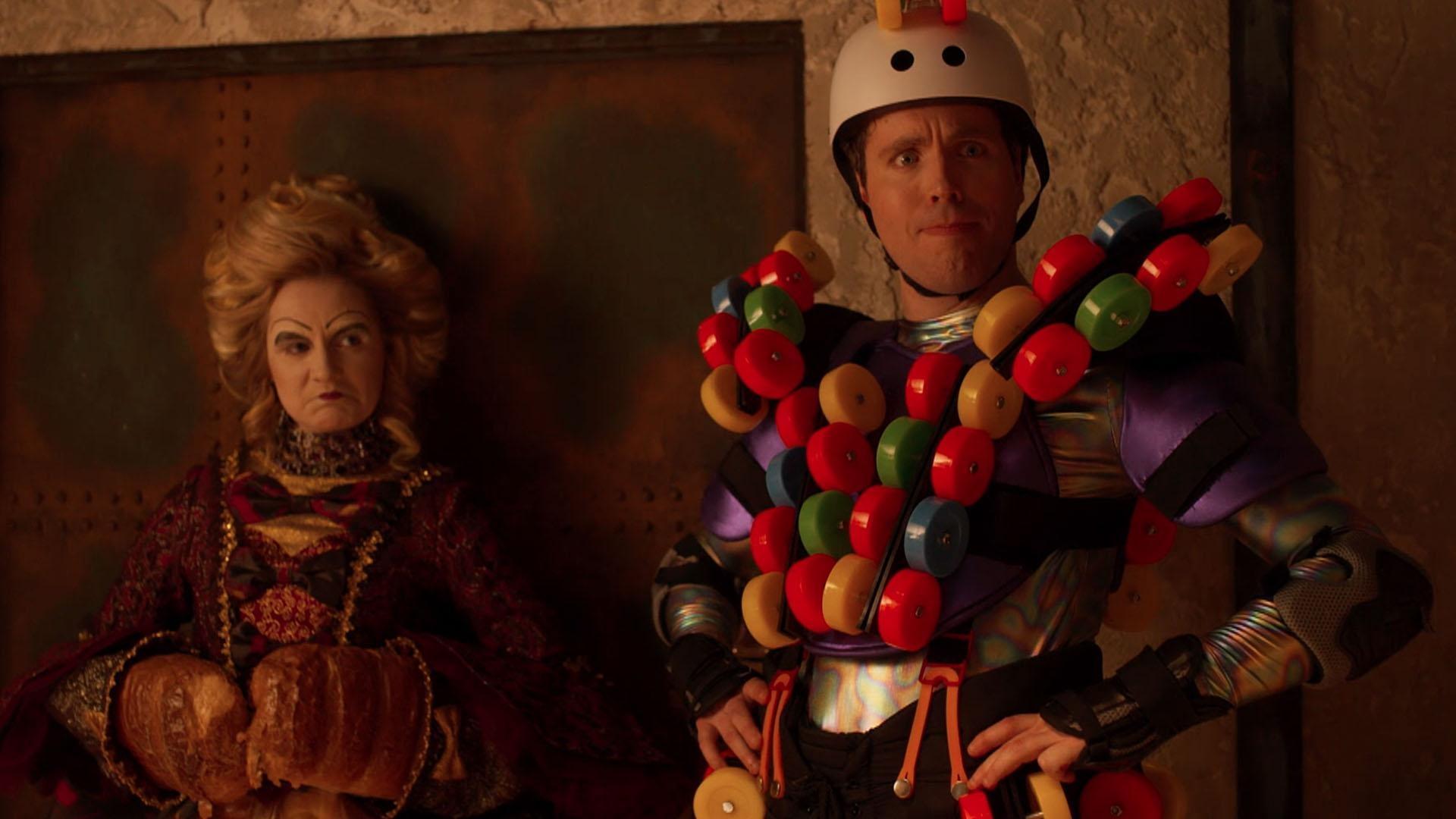 OSMU is called to a Top-Secret Security Facility. / The Shadow hosts a villain meeting.