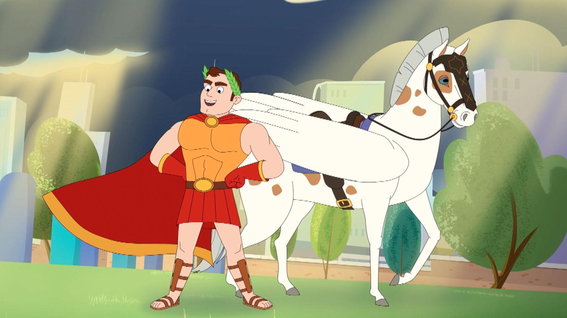 A hailstorm causes damage around Citytown. / It's Picture Day at Hero Elementary!