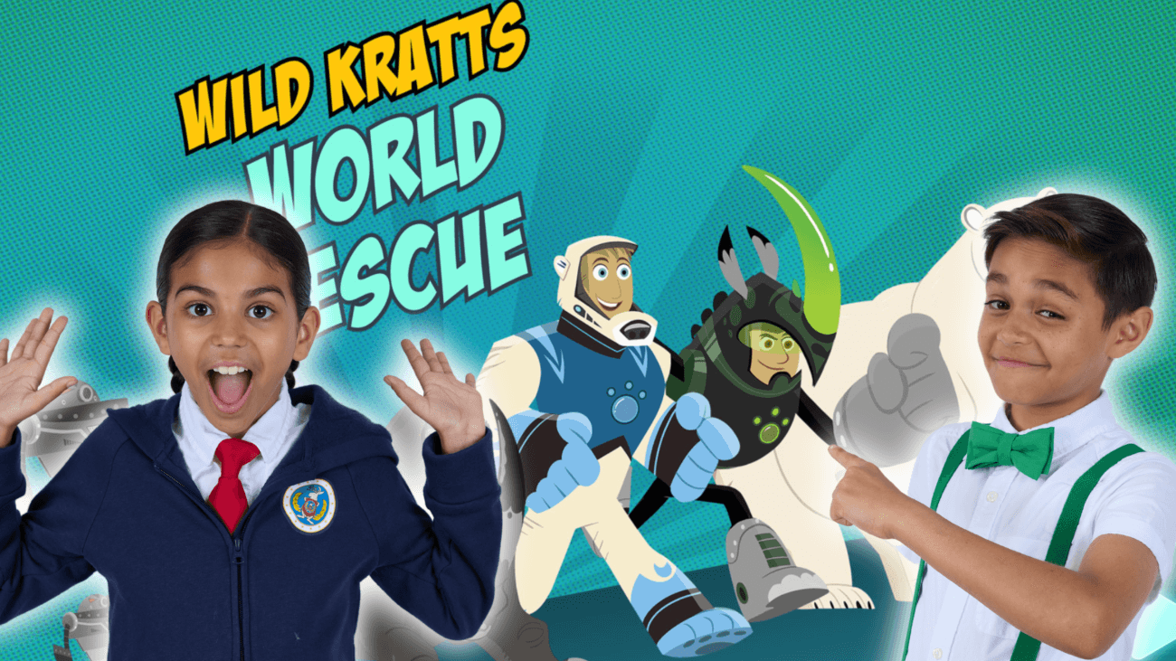 Agent Oaklynn and her new gaming partner, Agent Olindo play Wild
Kratt's "World Rescue"