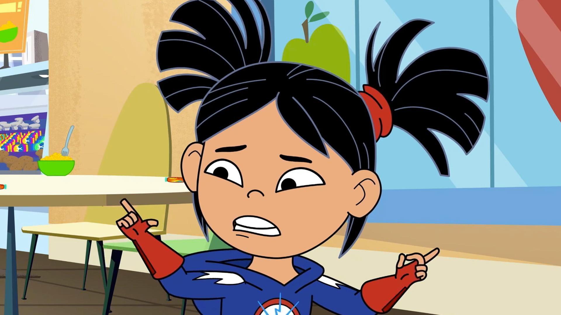 When Sara eats coconut, she accidentally loses her powers.