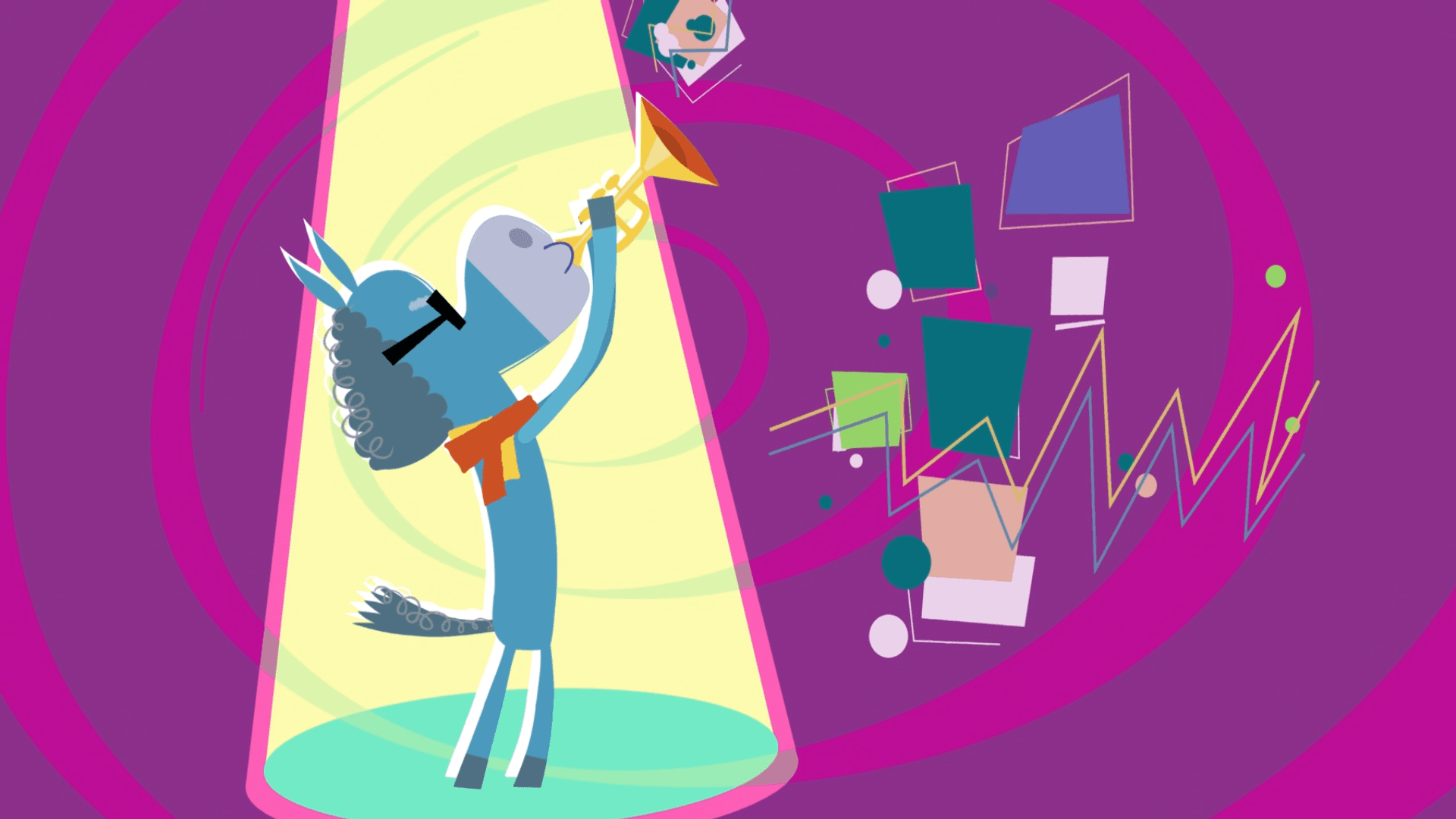 Rooster and the Greats sing about how fun Jazz can be when everyone works together!