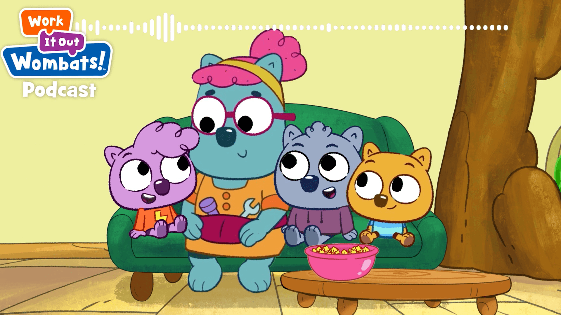 When the Wombats make a big mess, they learn how Gramma Super can step out her mad.