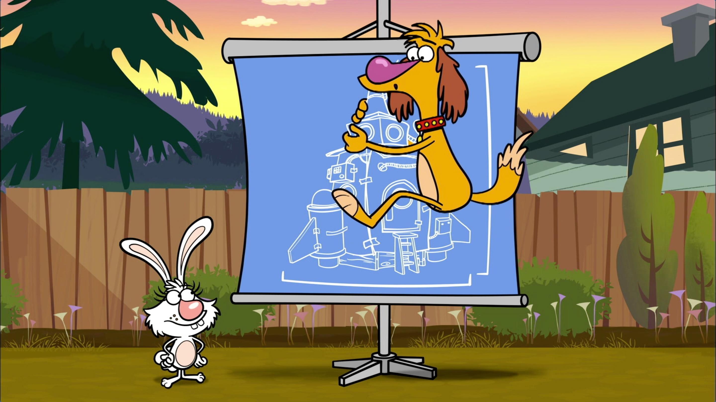 Nature Cat has a dream to be the first cat to walk on the moon.