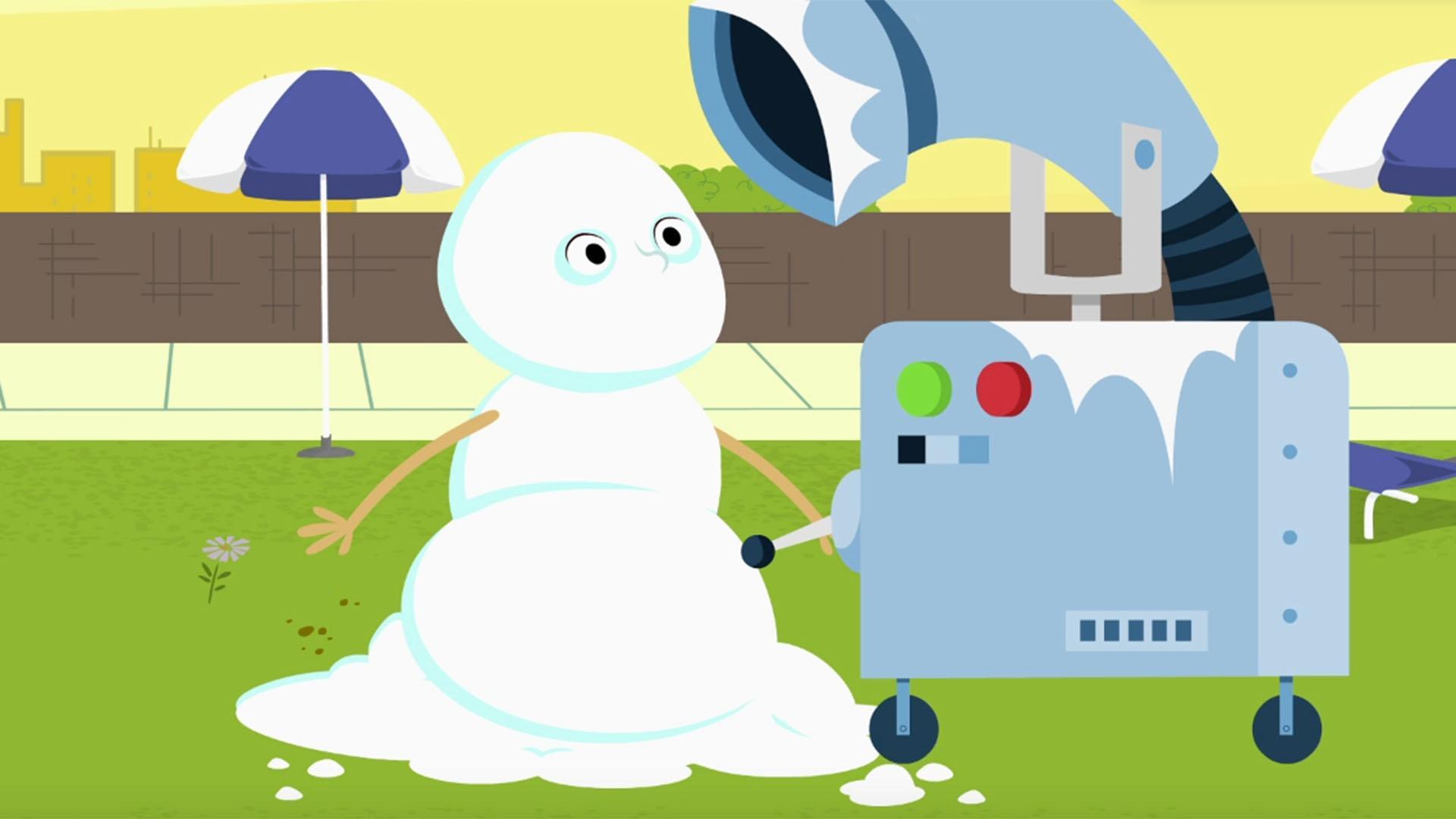 At the pool, Noah goes to wacky lengths to keep cool so he can avoid swimming.