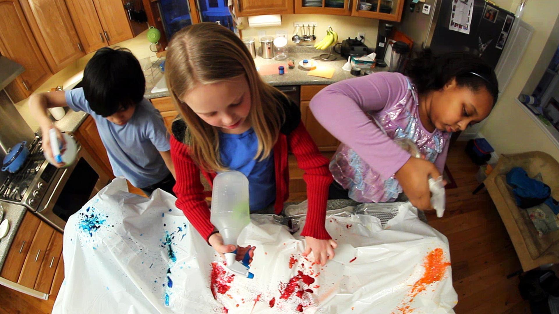 Watersheds can be hard to see, unless you make them on your kitchen counter!