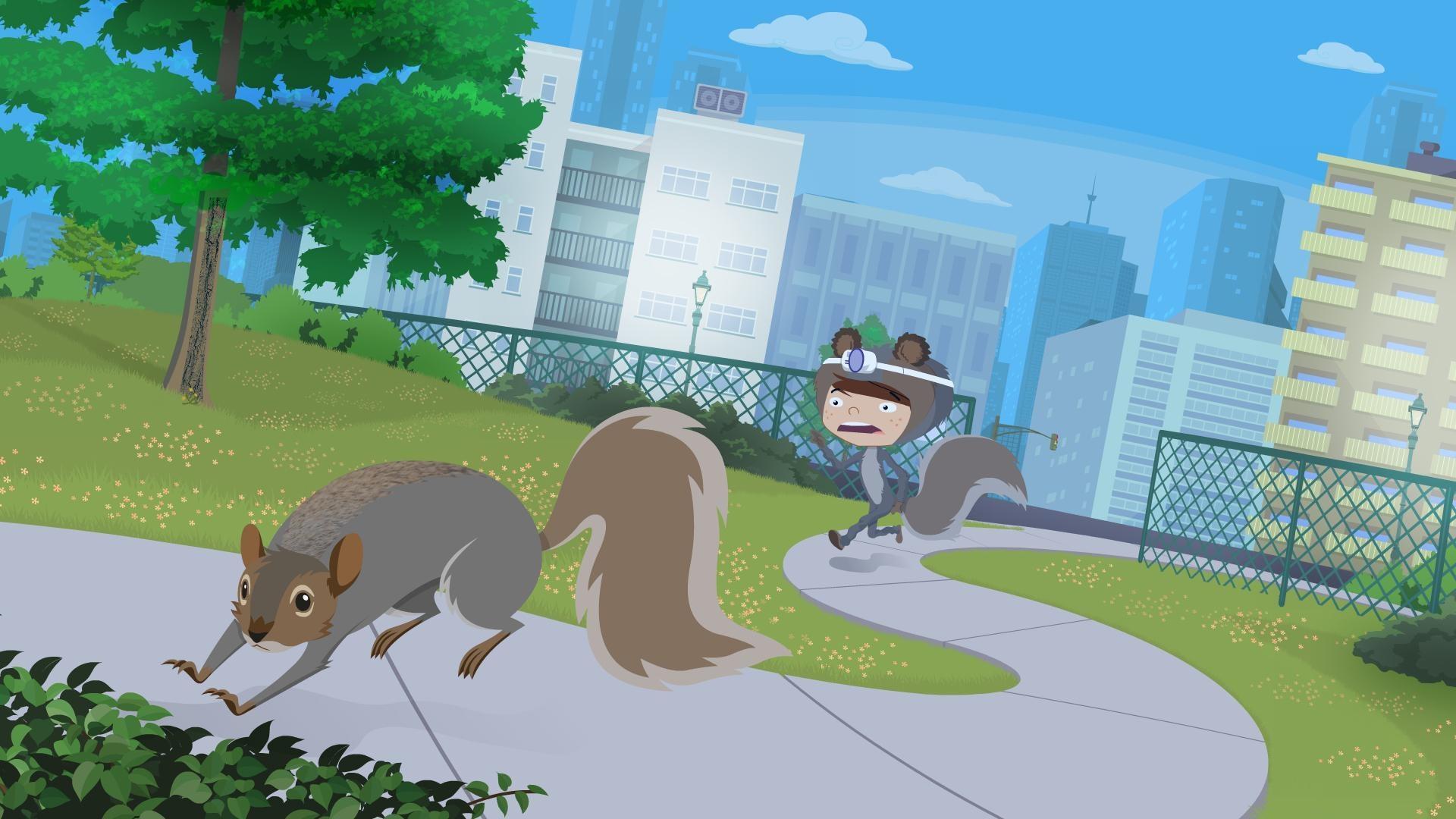 Introducing Squirrel Boy!  Cracking the mystery of where city squirrels get their water!