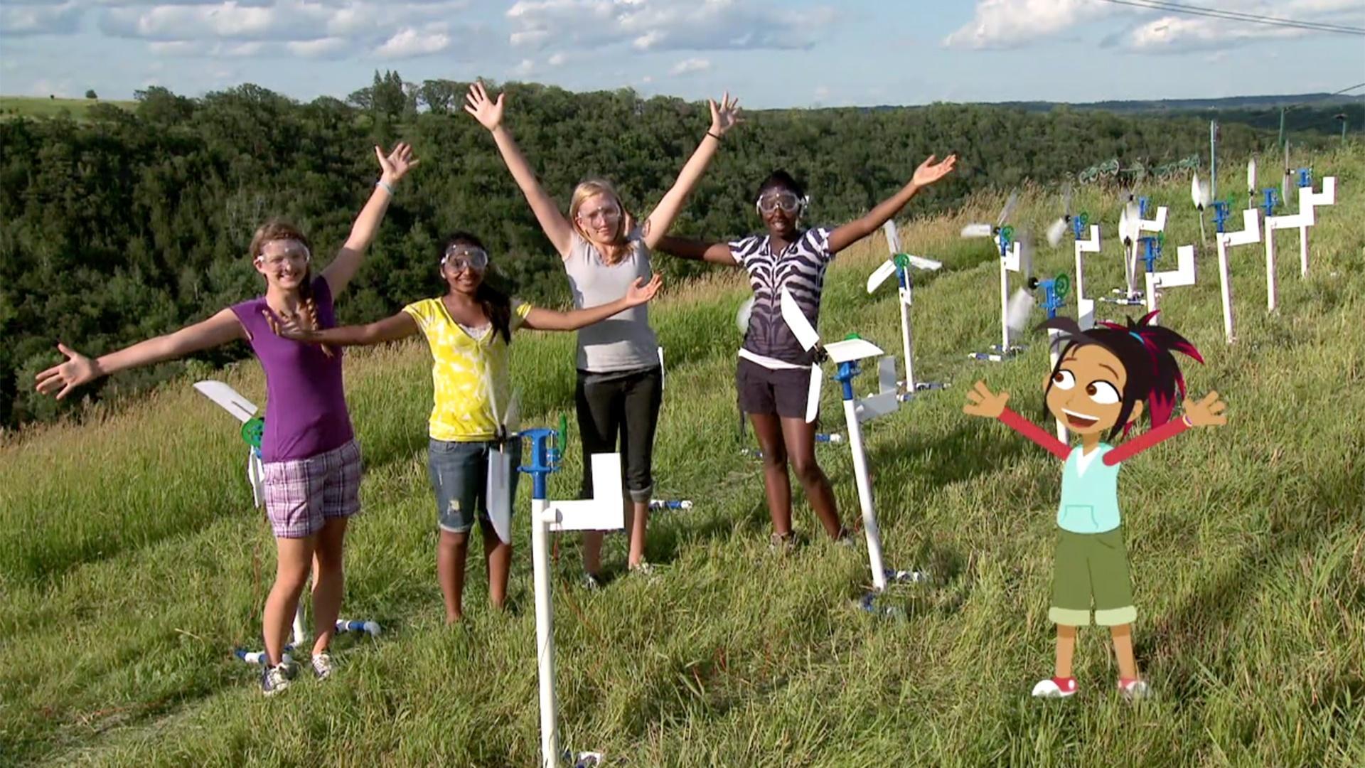 Izzie's off the grid with Hannah and her friends.