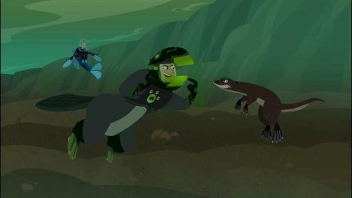The Wild Kratts help a beaver family rebuild their dam and restore the pond ecosystem.