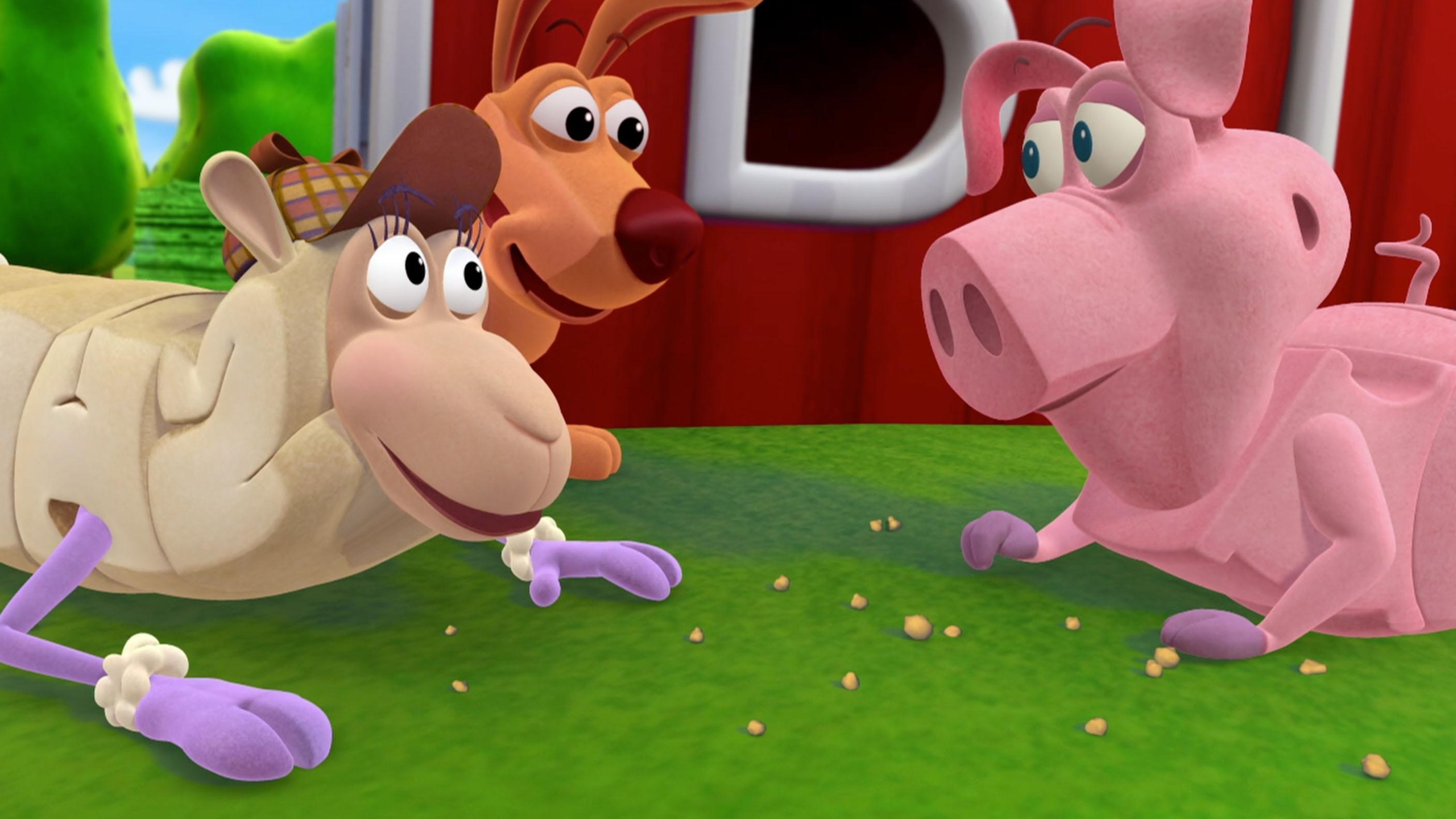 When Pig's pie goes missing, Detective Sheep is on the case!