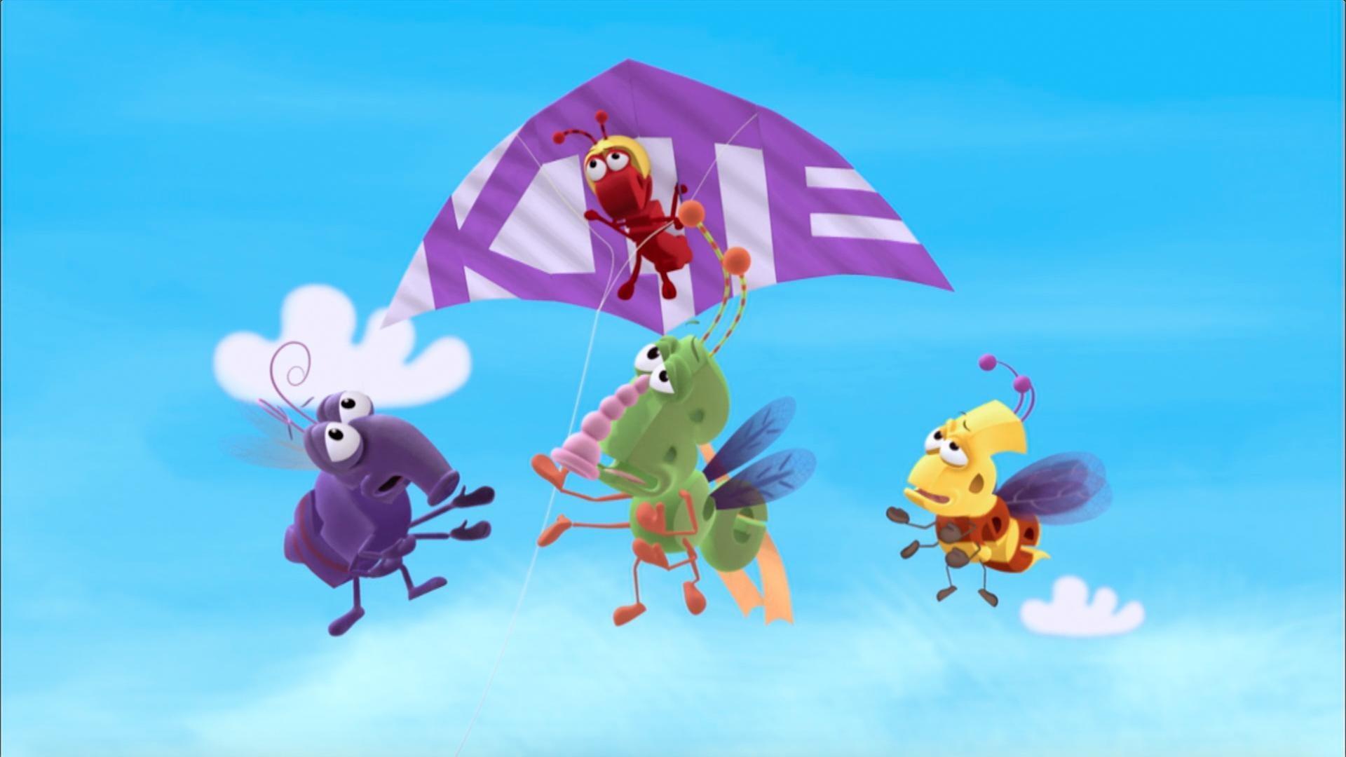 Ant goes to the Insect Air Show. / Shark can dance underwater but not on land.