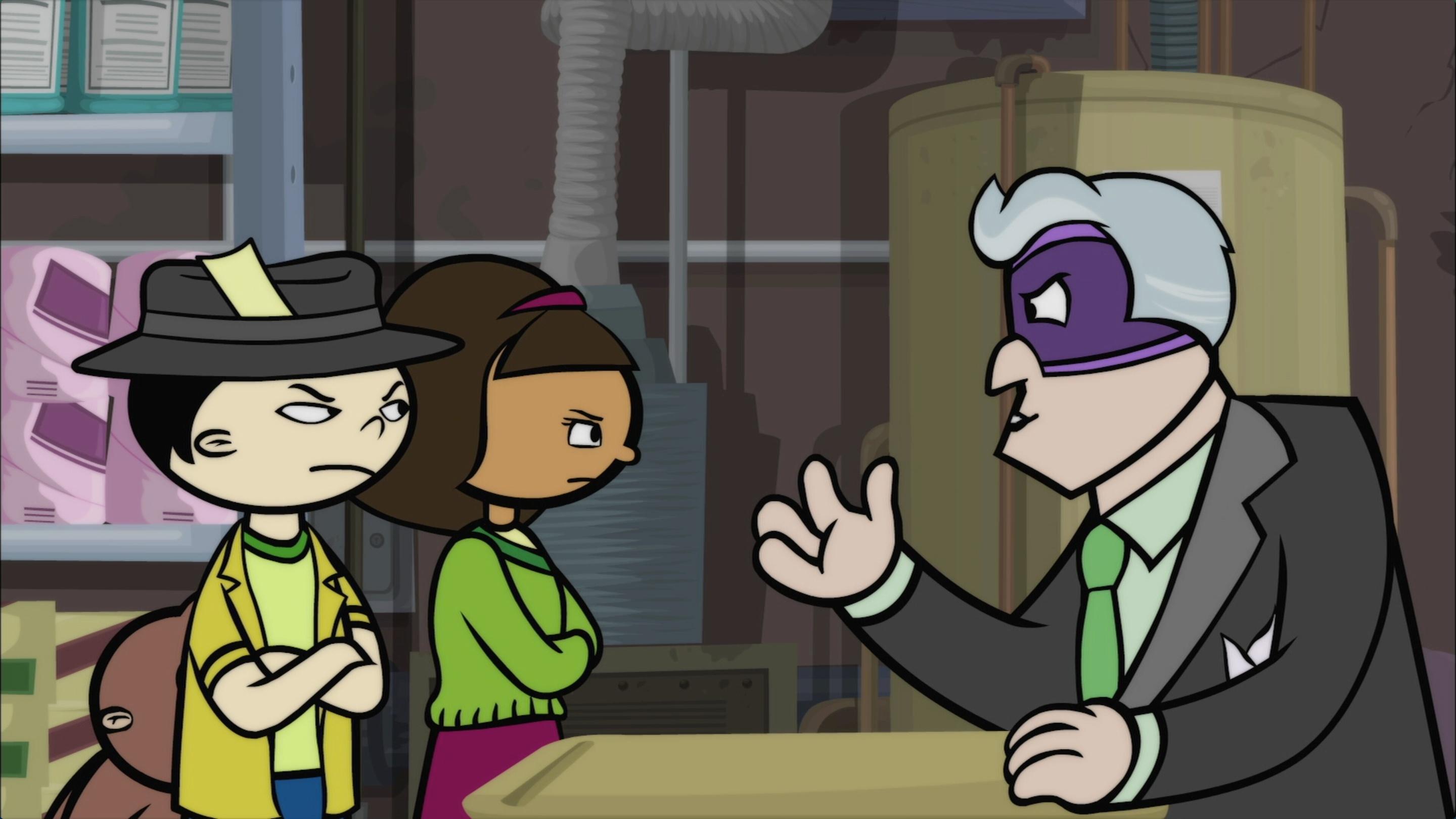 Becky and TJ's grandfather visits. / Mr. Big takes over the school's newspaper.