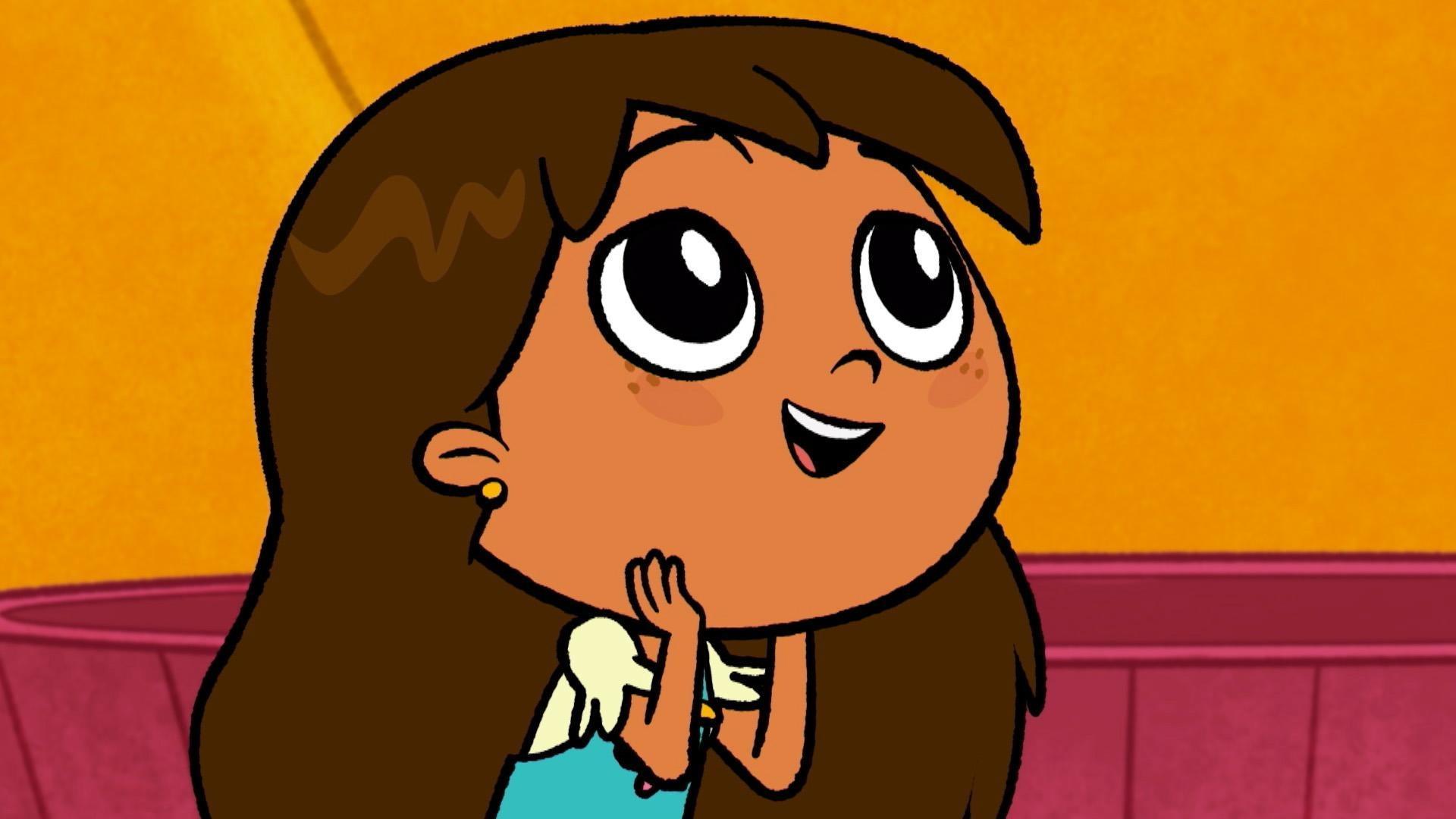 Rosie HAS to know what the fun house is like.