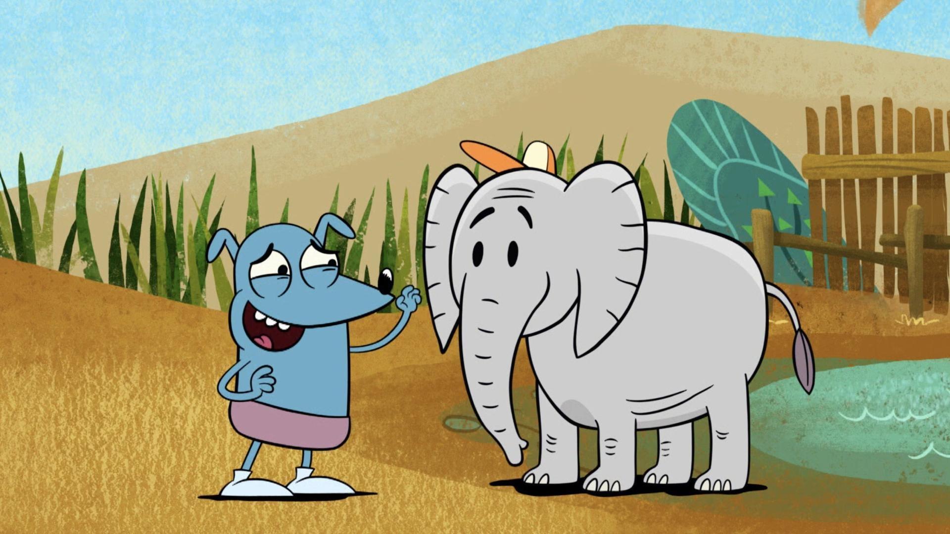 Leo looks after an orphaned baby elephant. / The kids take care of a farm for a day.