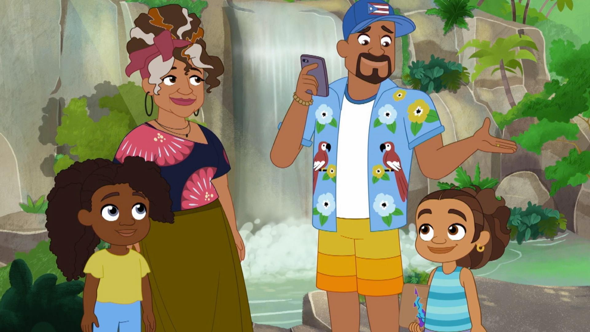 Alma and her family visit Puerto Rico.