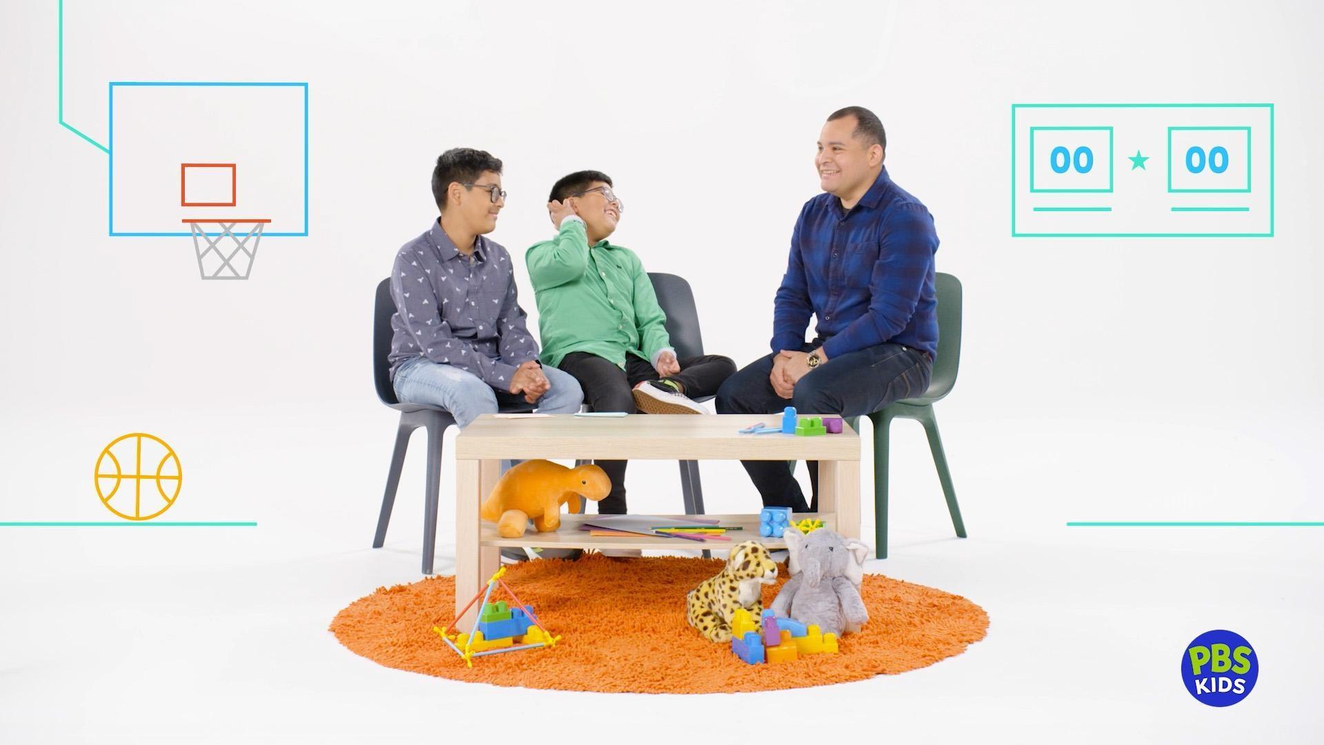 Las familias reales se sientan con PBS KIDS para tener una auténtica conversación.