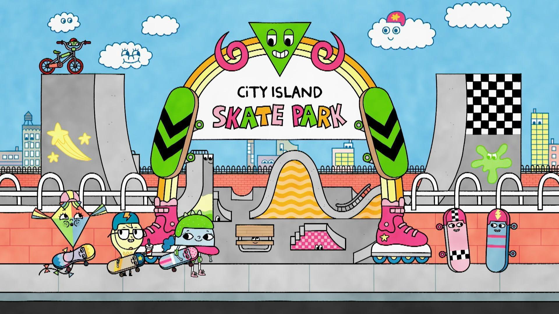 Watt and Windy learn about the rules they have to follow at the skate park to stay safe.